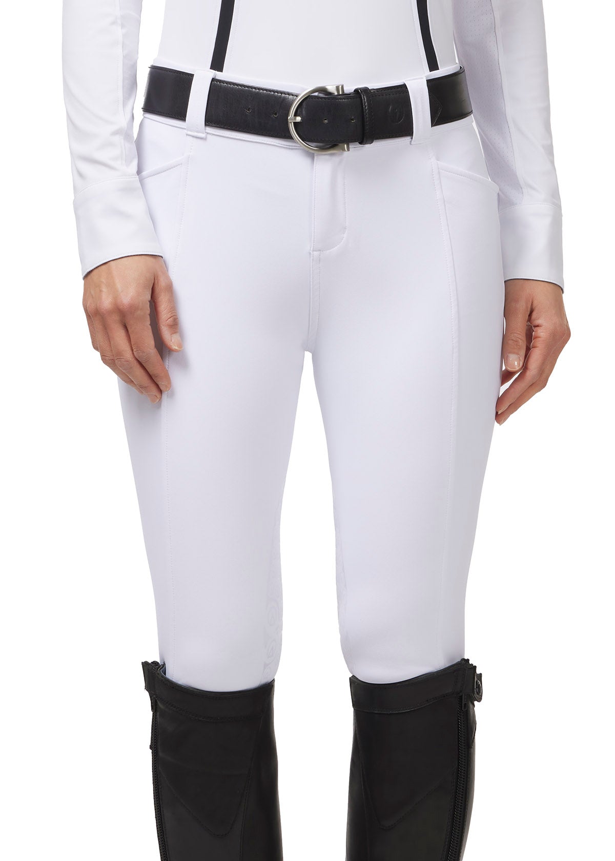 WHITE::variant::Affinity Pro Knee Patch Breech