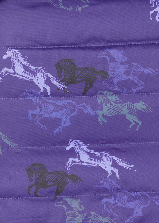 HUCKLEBERRY RUN FREE MULTI/ IRIS::variant::Kids Pony Tracks Reversible Quilted Jacket