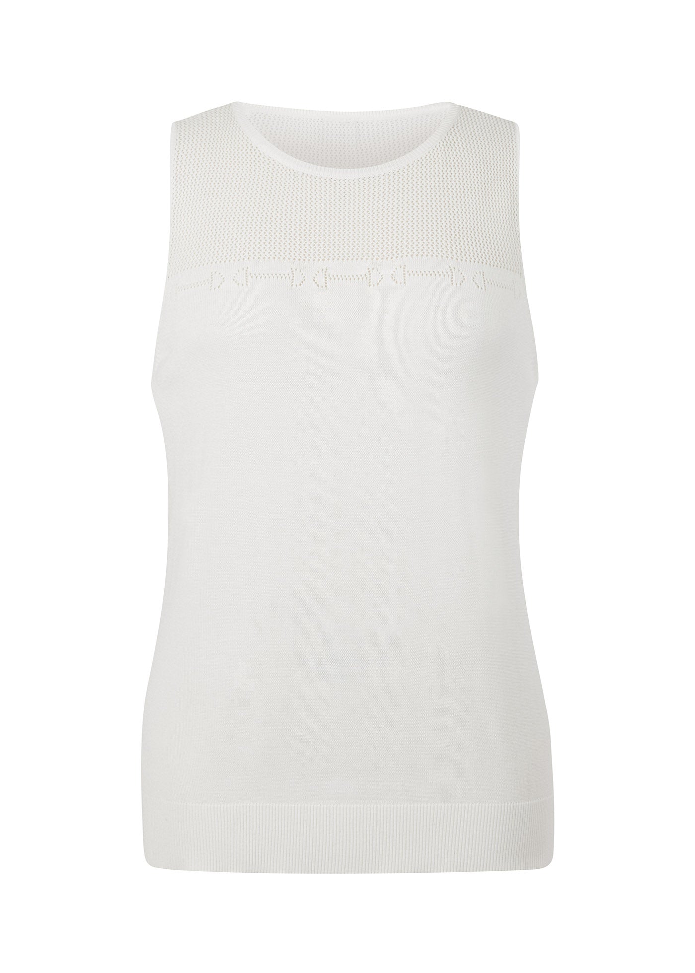 WHITE::variant::Bit of Breeze Sleeveless Top