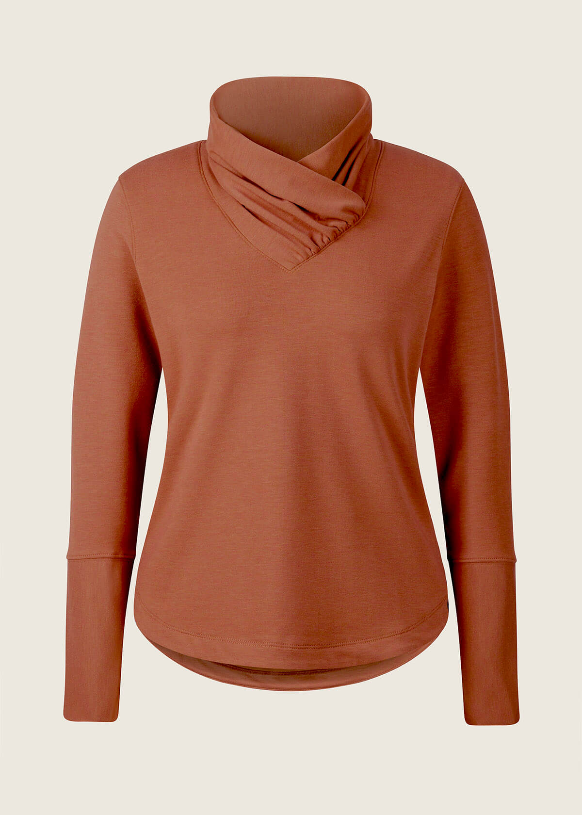 CINNAMON::variant::Weekender Wrap Neck Top