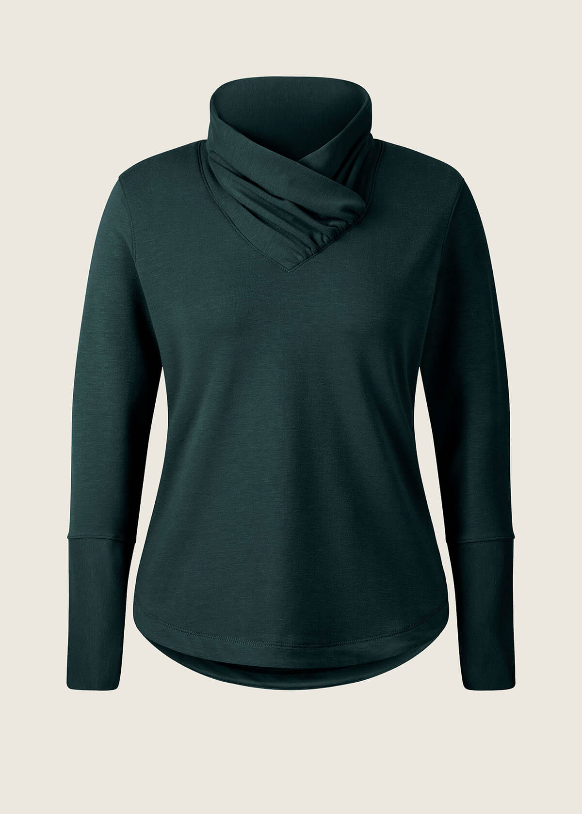 HUNTER GREEN::variant::Weekender Wrap Neck Top