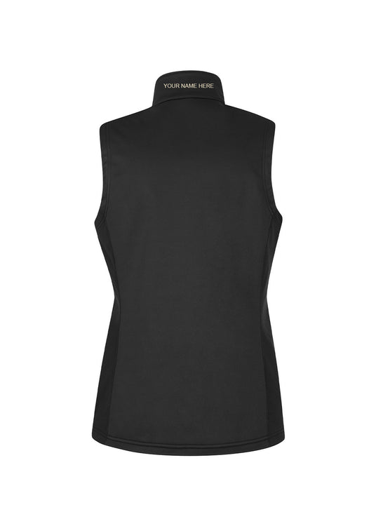 Black::variant::Softshell Riding Vest Customizable