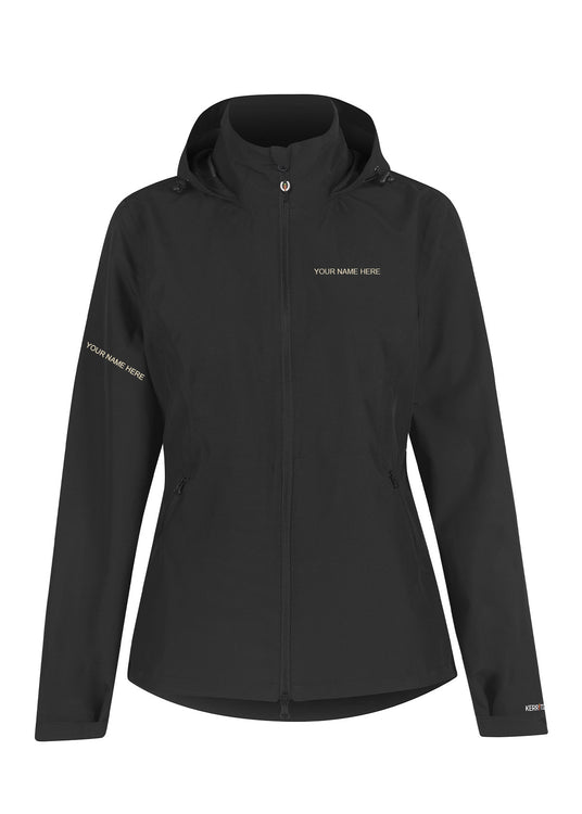 BLACK::variant::Waterproof All Around Rain Jacket Customizable