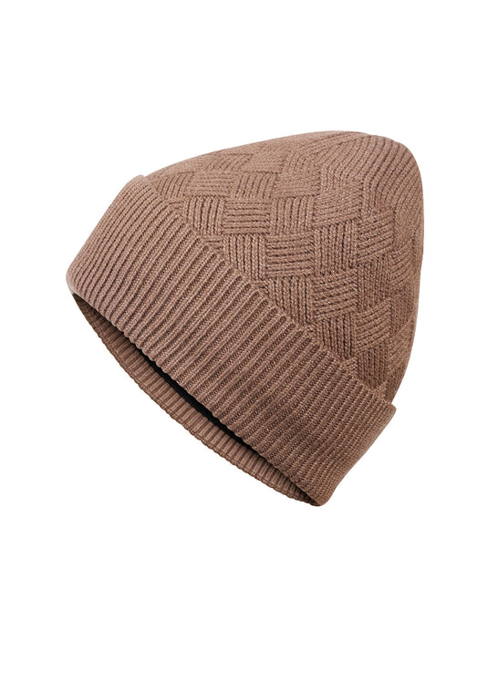 LATTE HEATHER::variant::Mane Tame Knit Hat