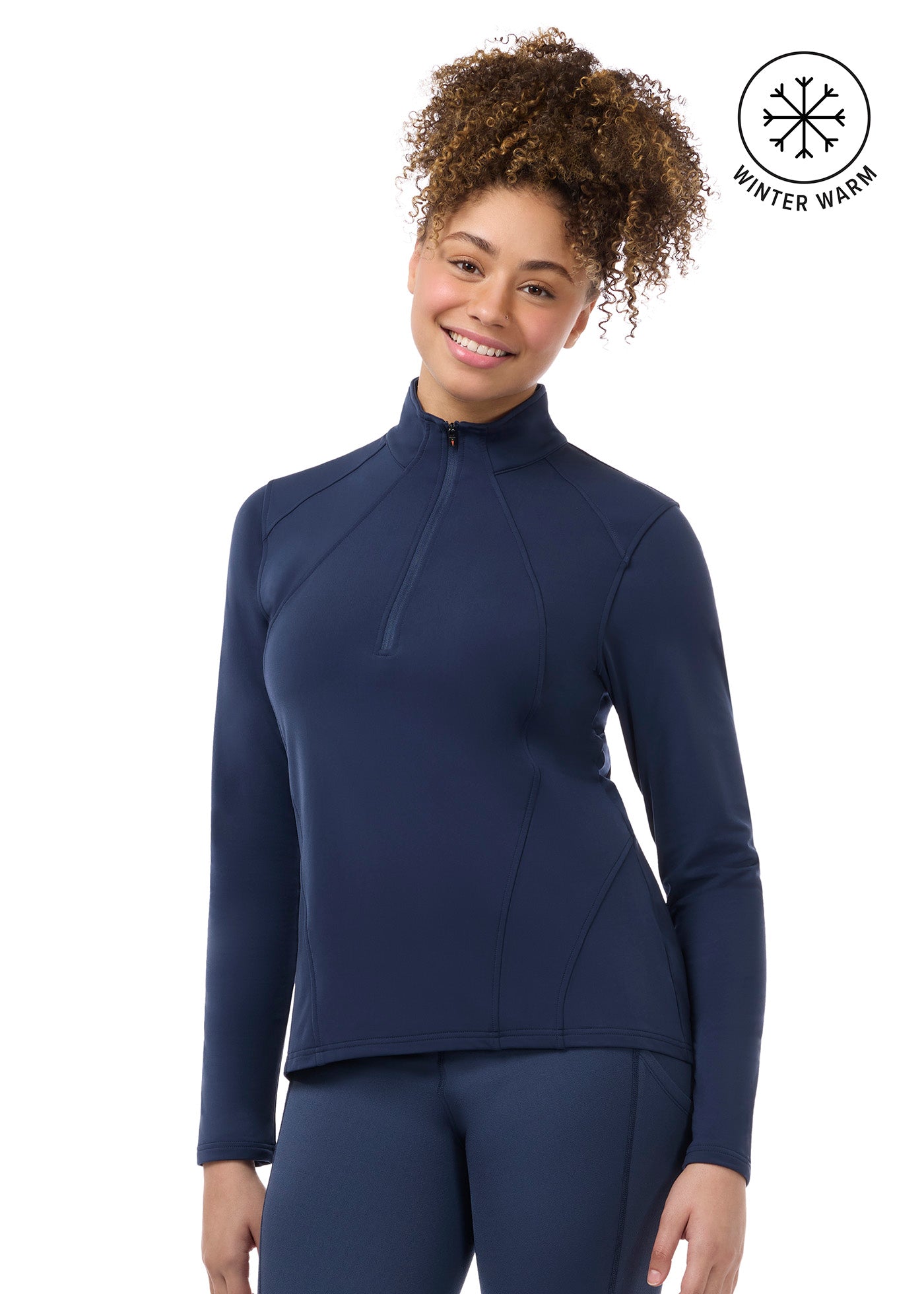 In Stride Quarter Zip Fleece Tech Top