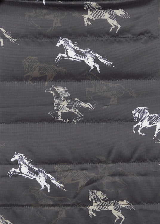 BLACK RUN FREE MULTI/BLACK::variant::Kids Pony Tracks Reversible Quilted Jacket