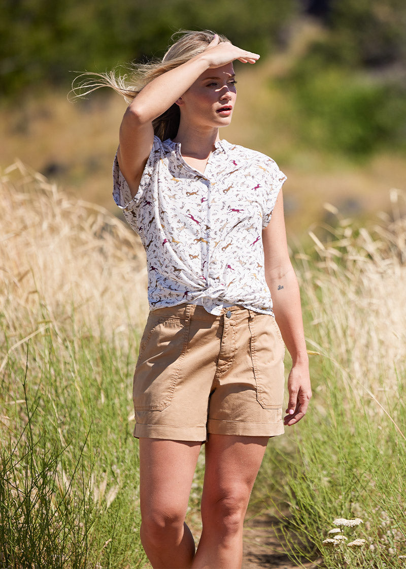 Khaki::variant::Sun Drifter Barn Short