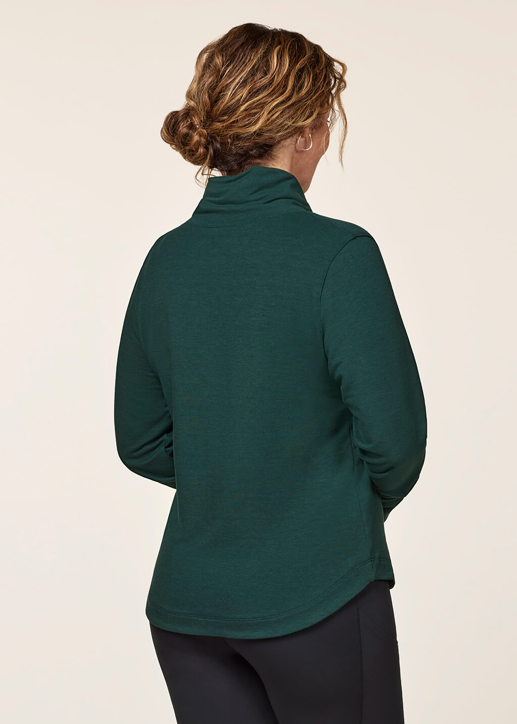 HUNTER GREEN::variant::Weekender Wrap Neck Top