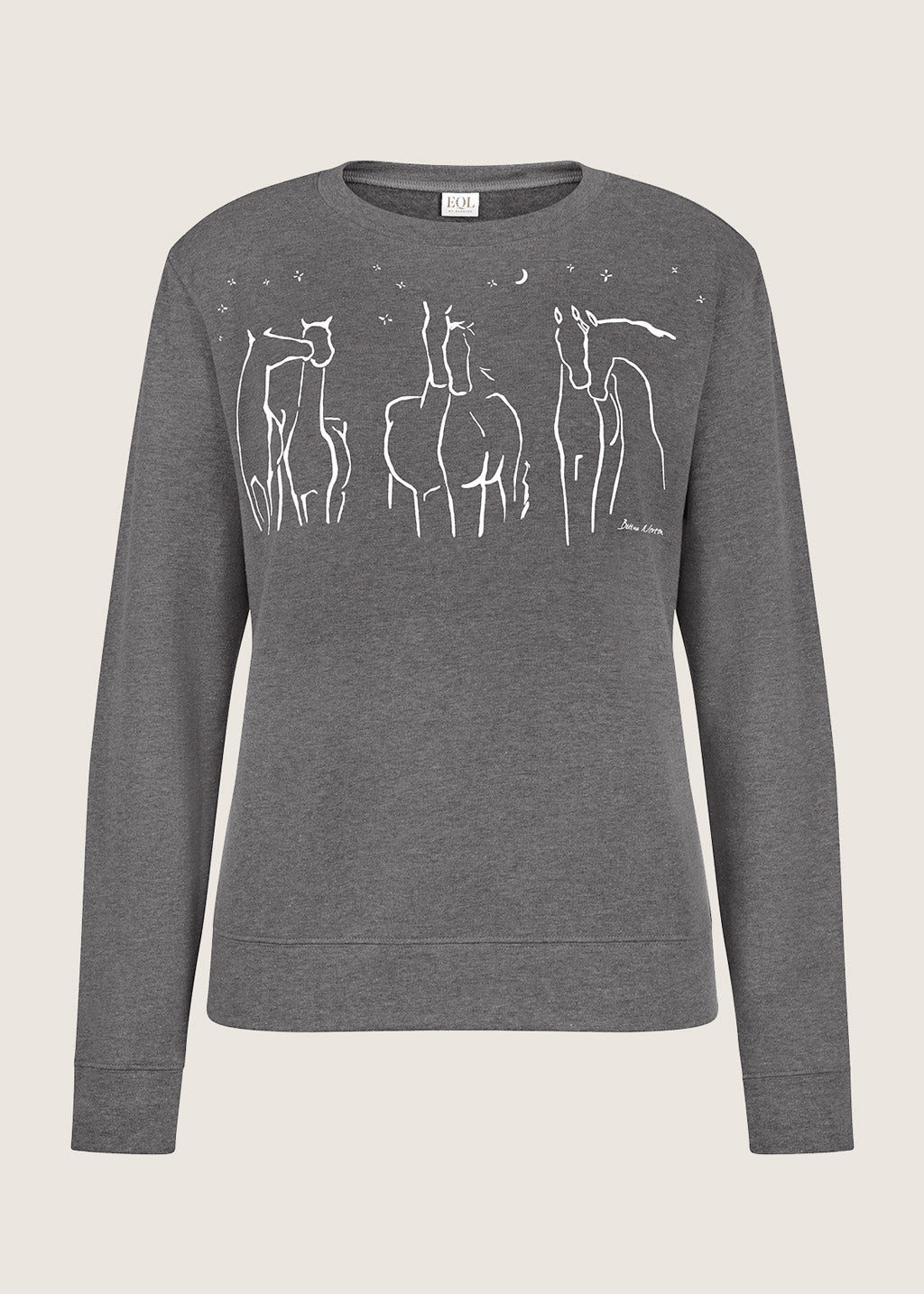 HEATHER GREY::variant::Held Collage Sweatshirt