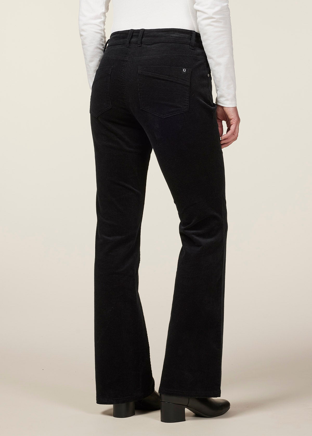 BLACK::variant::Soft Stretch Corduroy Bootcut Pant