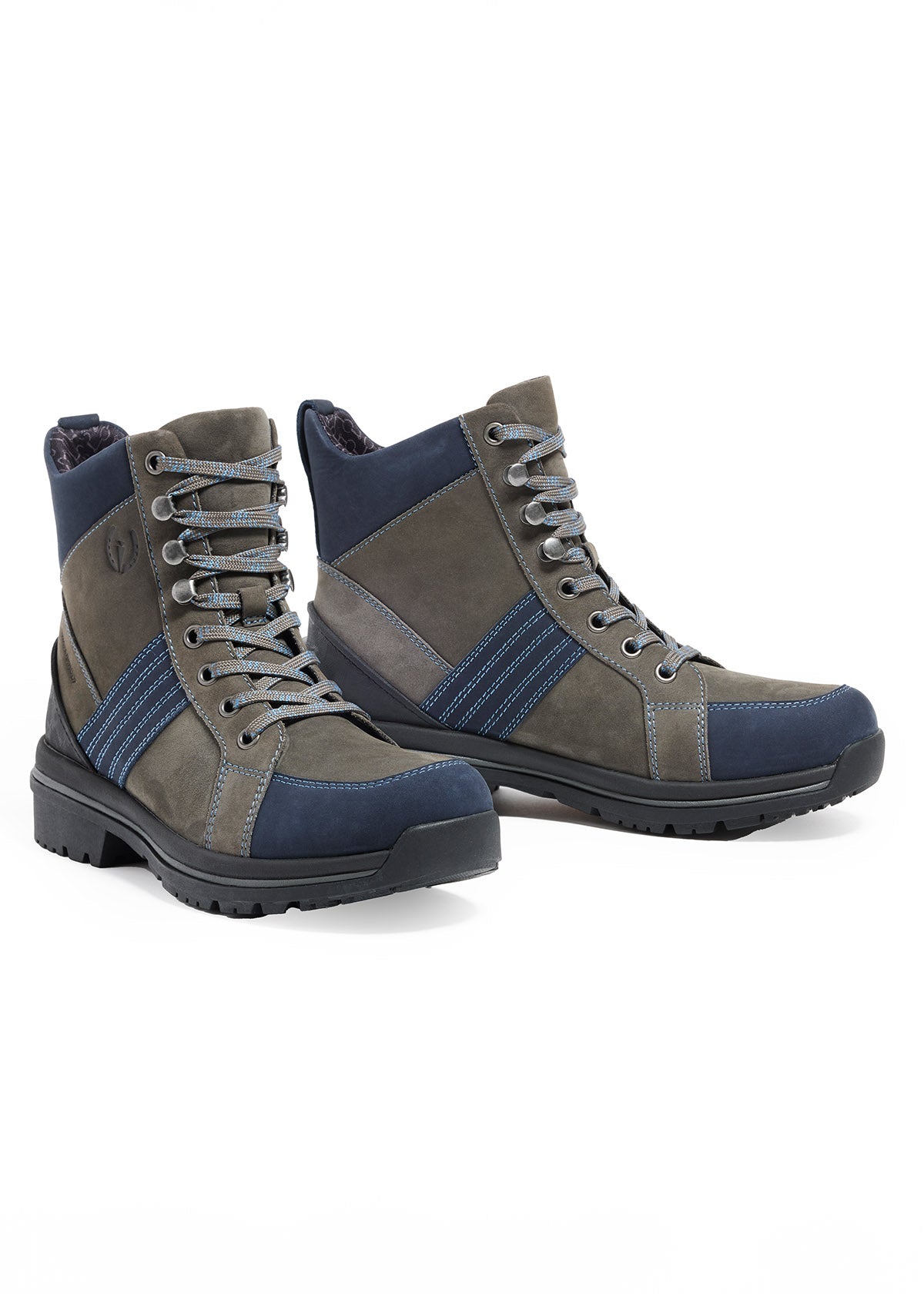 CINDER/ NAVY::variant::Trail Blazer Waterproof Lace Up Barn Boot