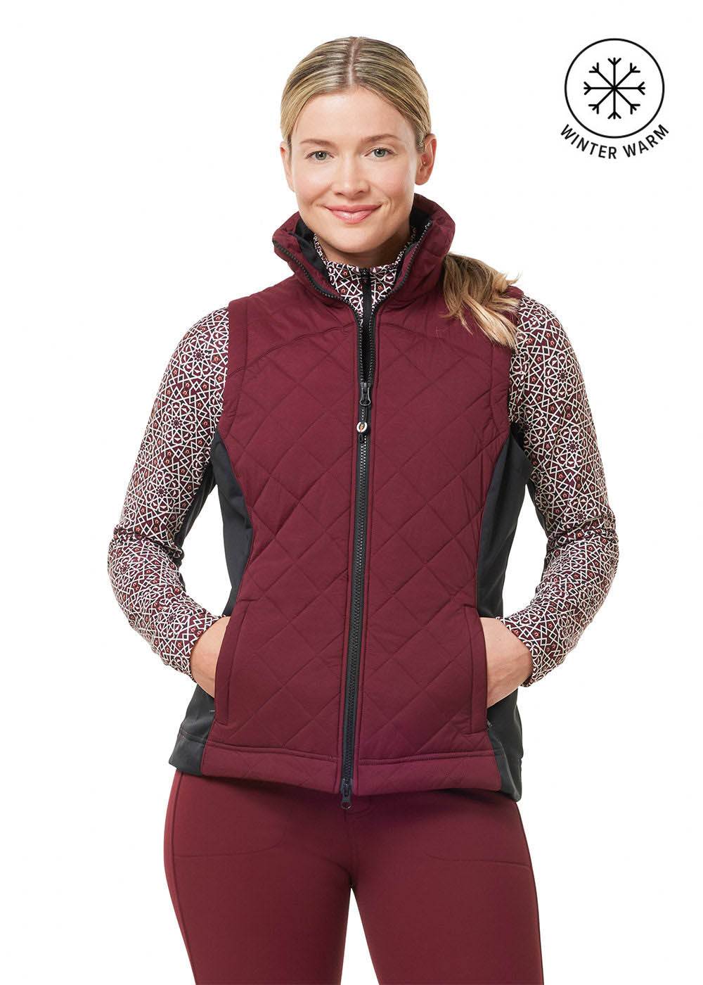 SANGRIA::variant::Full Motion Quilted Riding Vest