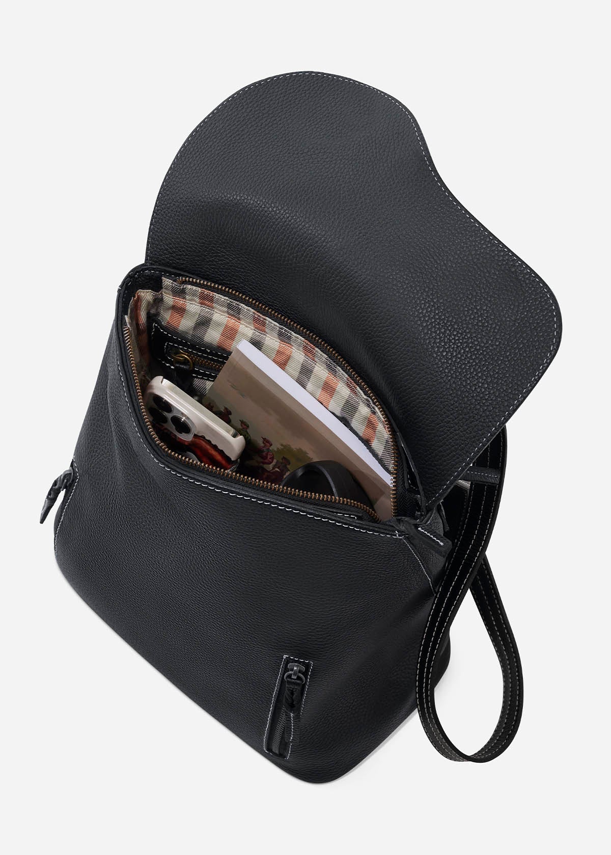 Classic Black::variant::Oughton Paddock Convertible Backpack Purse