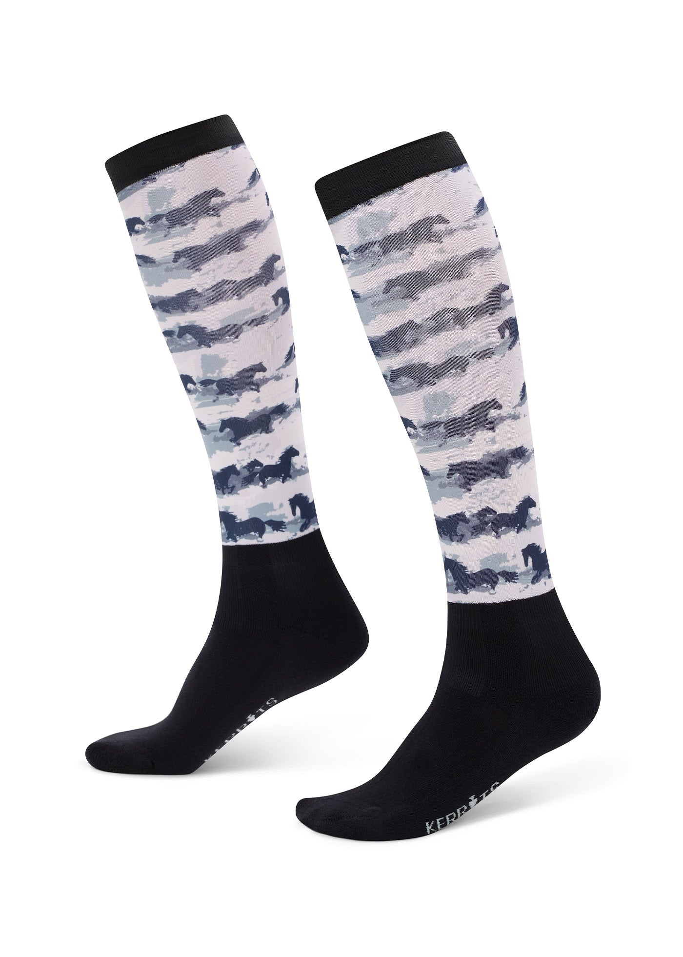 Kids Dual Zone Equestrian Boot Socks - Print