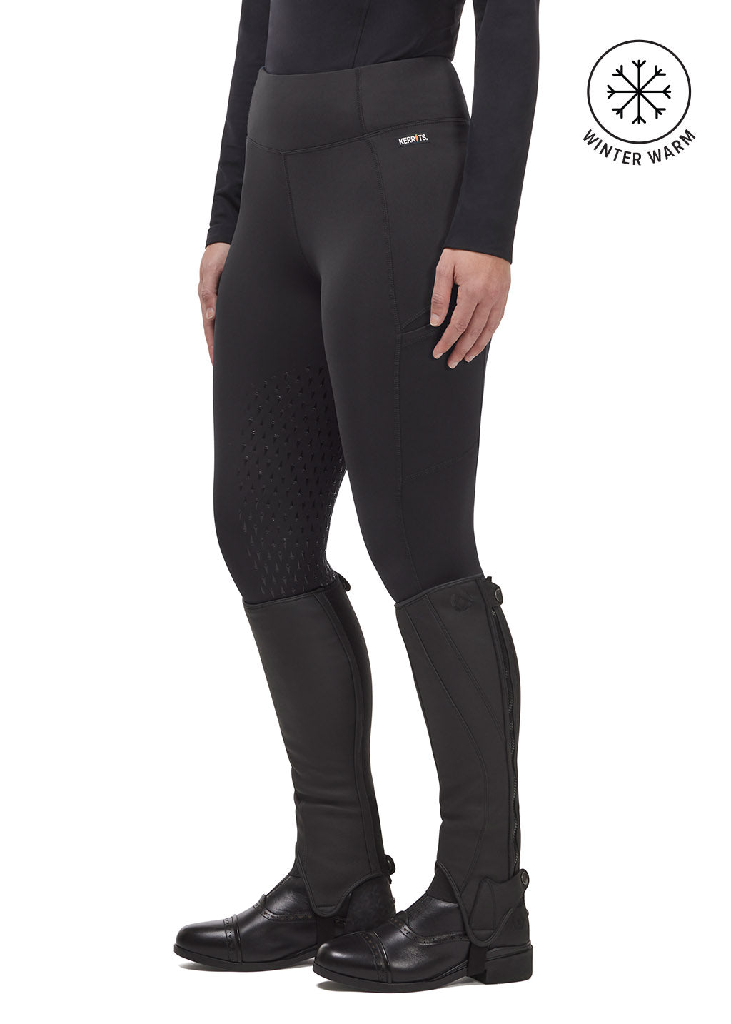 BLACK/ BLACK::variant::Thermo Tech Full Leg Tight