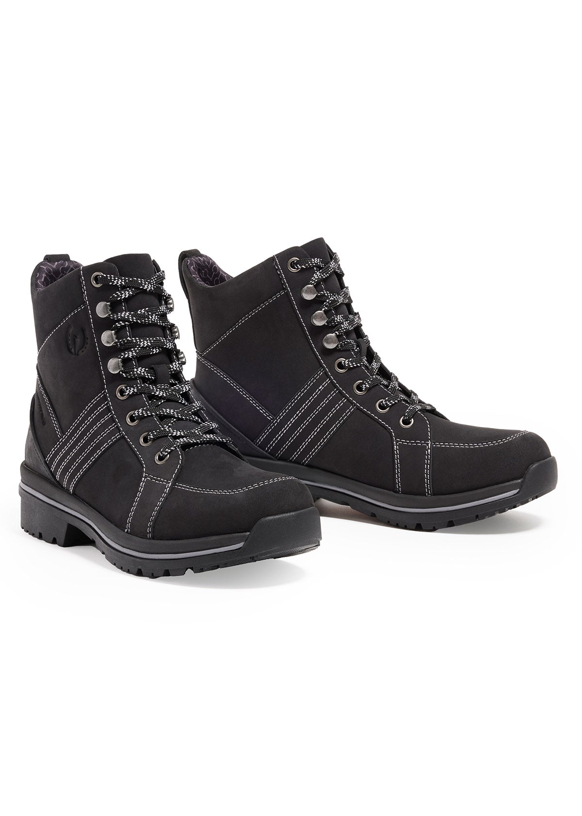 BLACK/ BLACK::variant::Trail Blazer Waterproof Lace Up Barn Boot