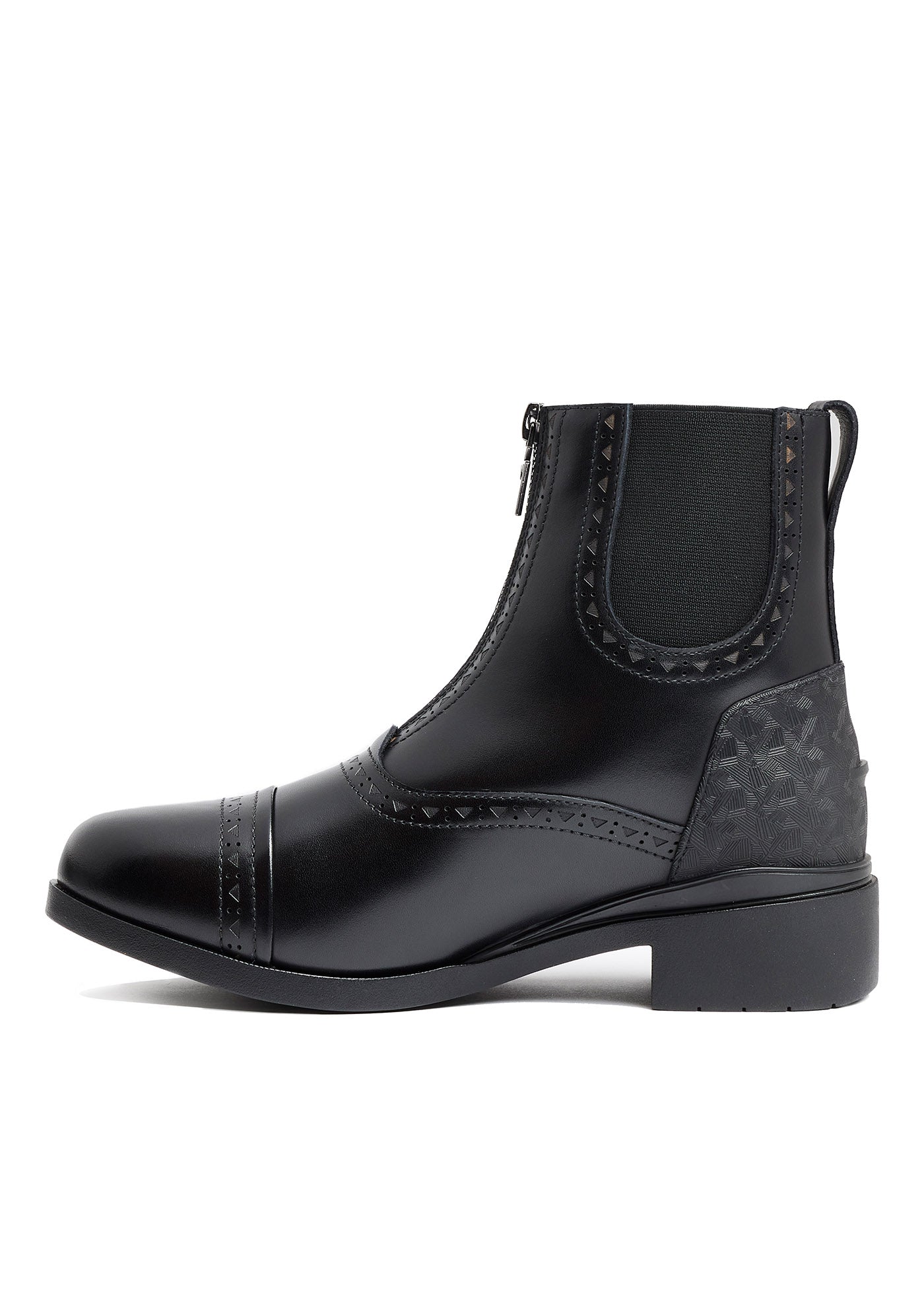 ILM Bottes de moto en cuir pour homme et femme avec fermeture éclair latérale - Chaussures de ILM Bottes de moto en cuir pour homme et femme avec fermeture éclair latérale - Chaussures de