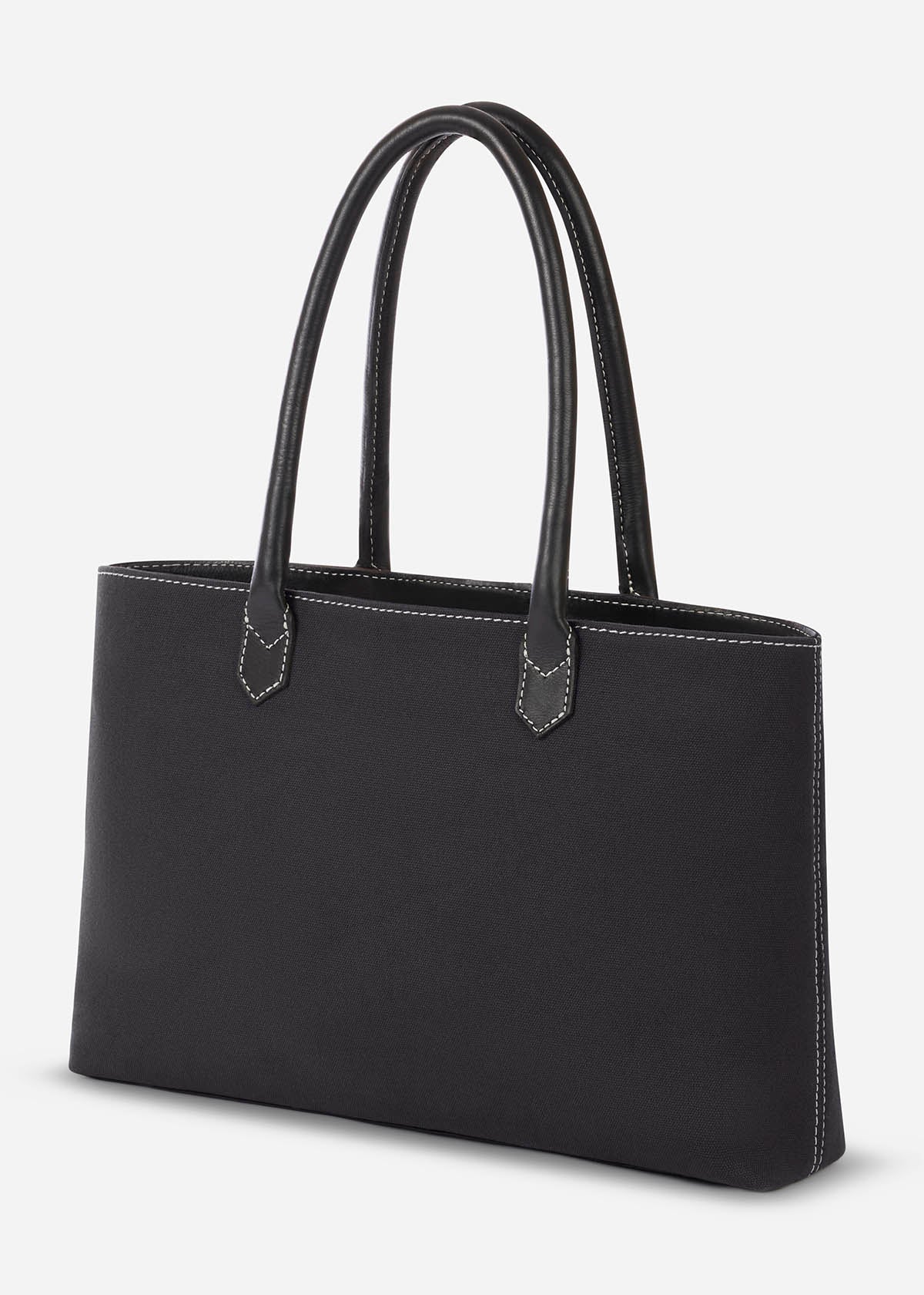 Classic Black::variant::Oughton Half Halt Handbag in Classic Canvas