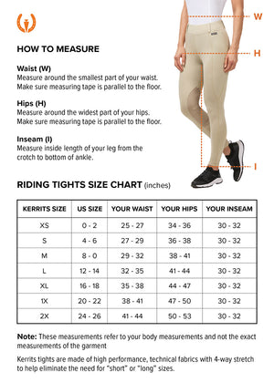 Flow Rise Knee Patch Performance Tight