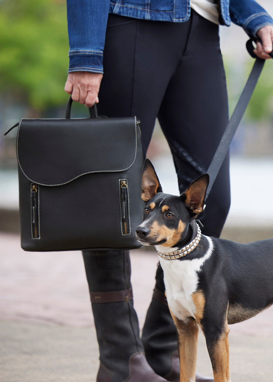 Classic Black::variant::Oughton Paddock Convertible Backpack Purse