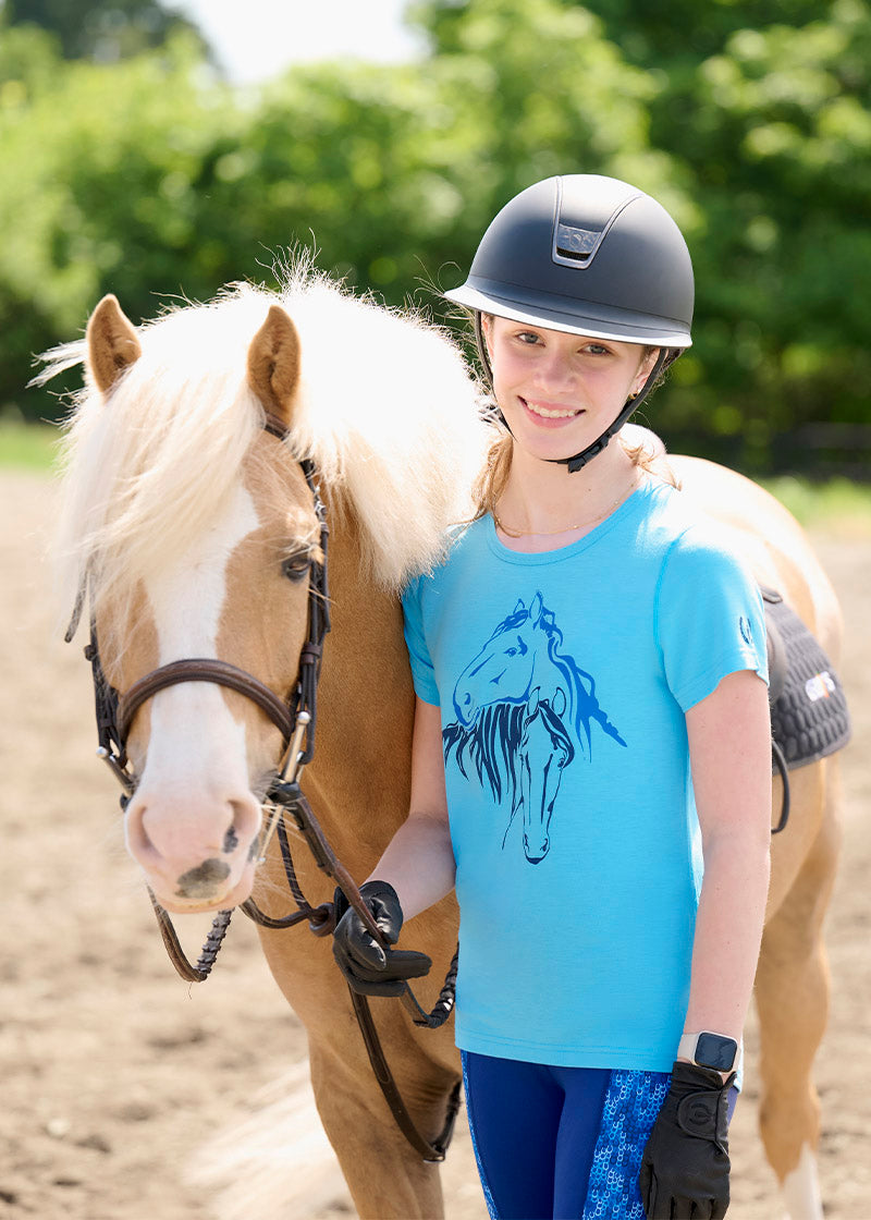 Kids Equine Embrace Tee