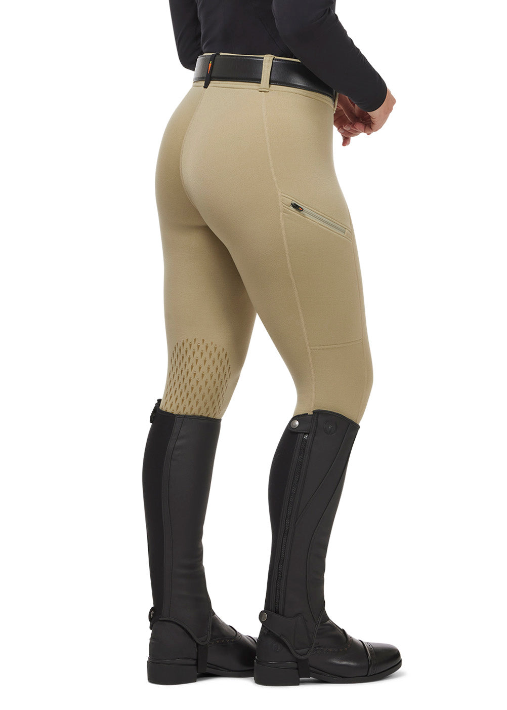 Power Stretch® Fleece Knee Patch Pocket Riding Tight