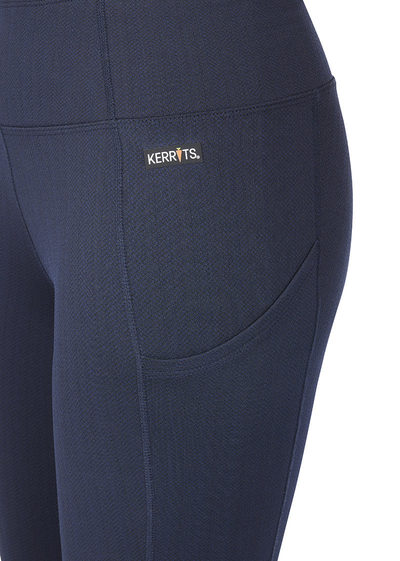 INK HERRINGBONE::variant::Fleece Lite II Knee Patch Tight