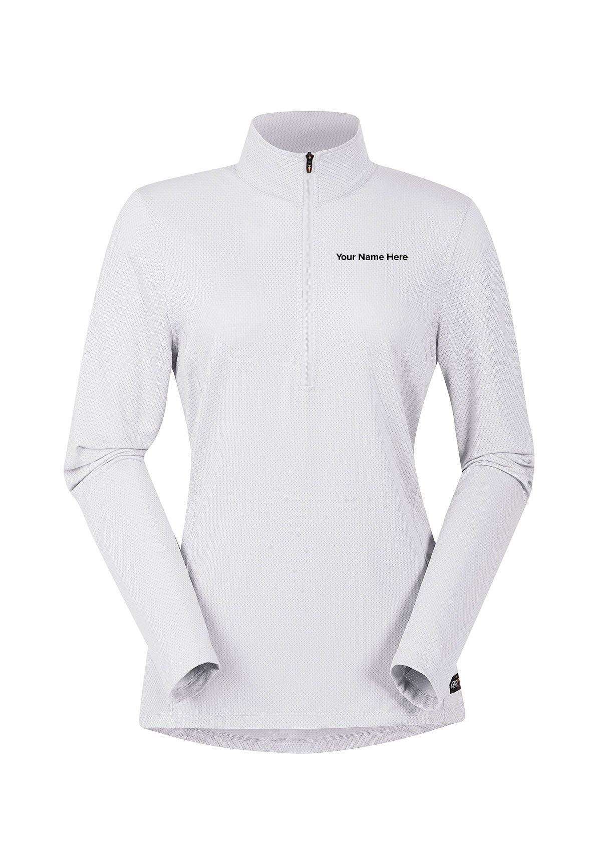 WHITE::variant::Ice Fil Long Sleeve Riding Top for Clubs