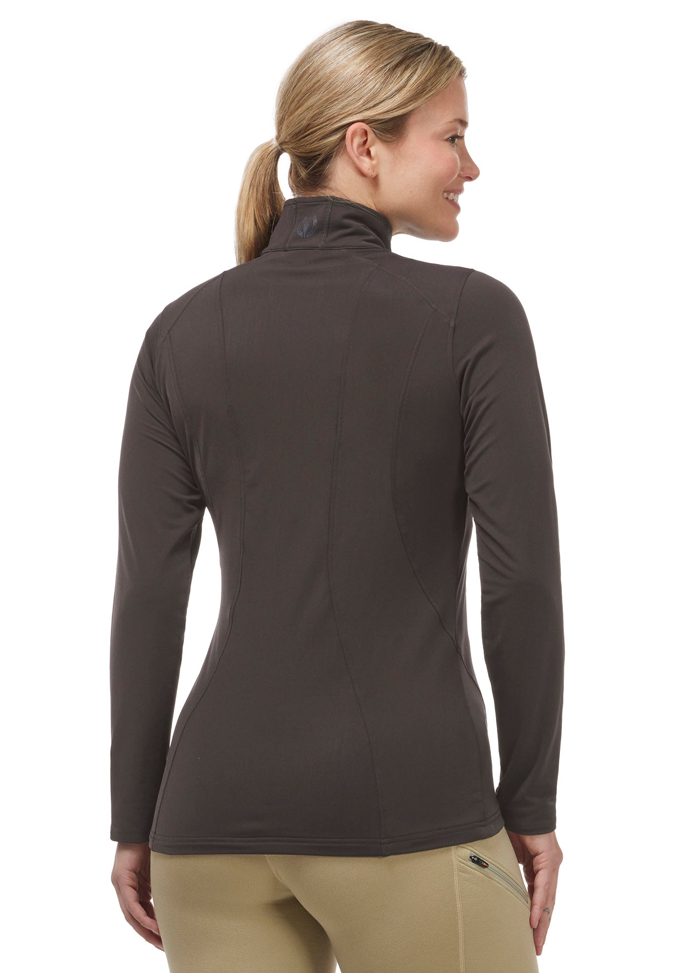 Haut Technique Kerrits Rail Side Quarter Zip - Noir Pour équitation Haut Technique Kerrits Rail Side Quarter Zip - Noir Pour équitation