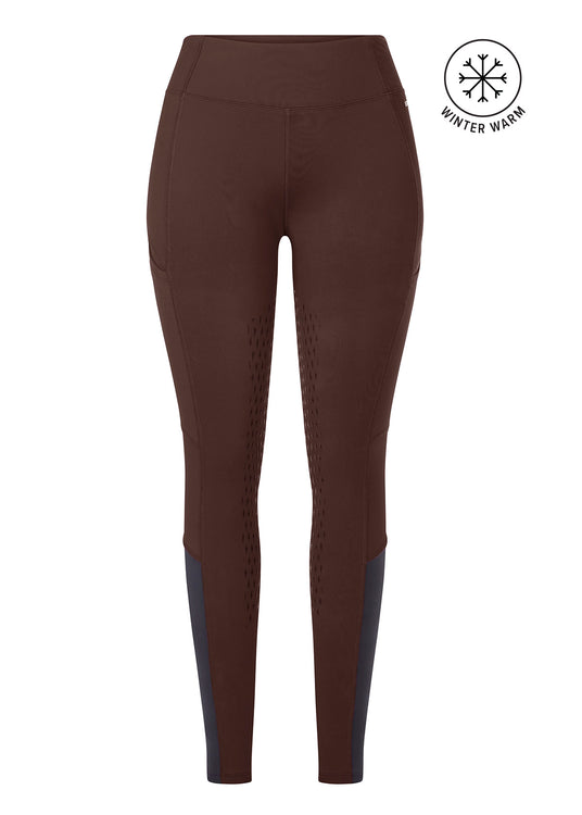 LEATHER/ BLACK::variant::Thermo Tech Full Leg Tight