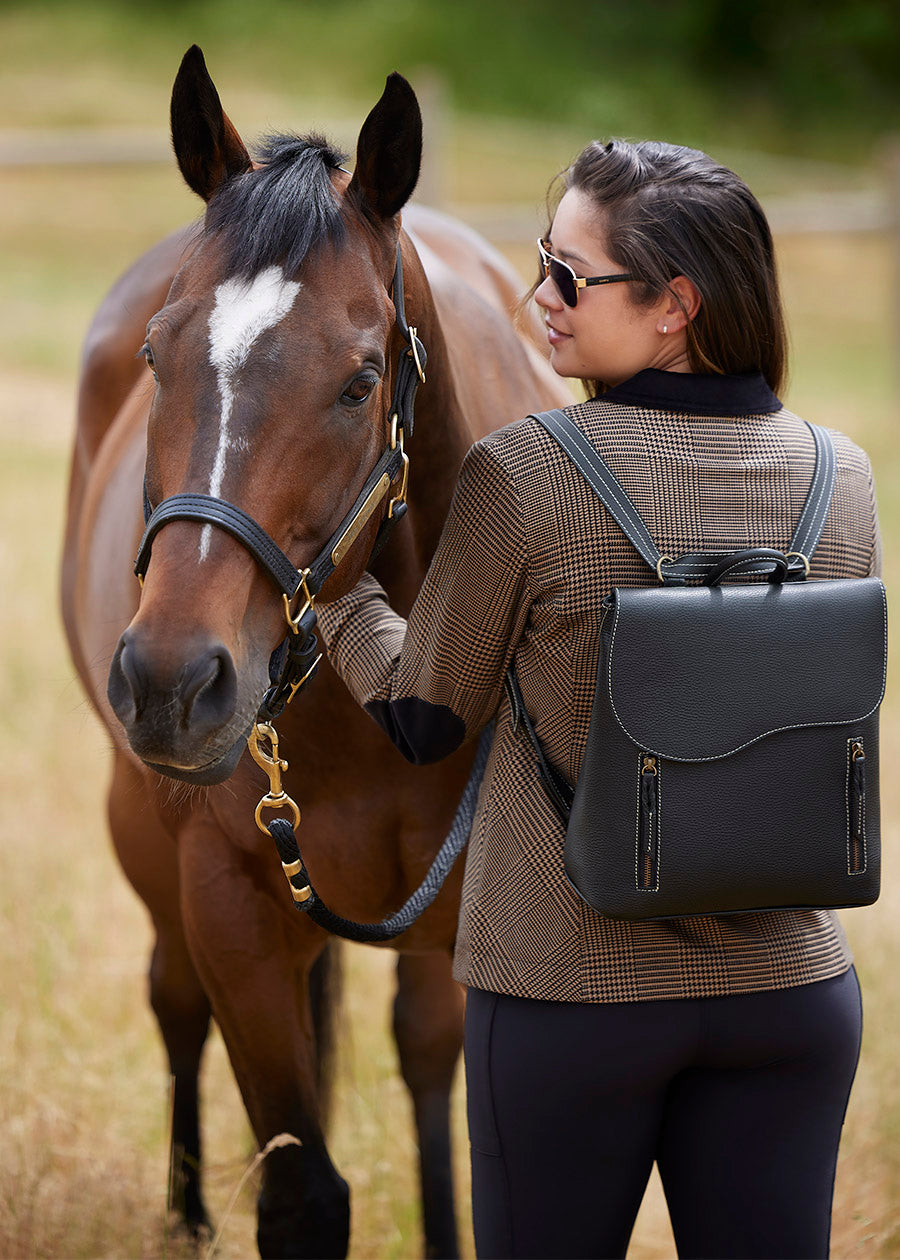 Classic Black::variant::Oughton Paddock Convertible Backpack Purse