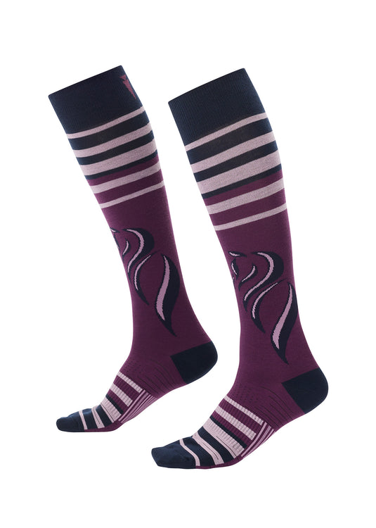 WILDROSE::variant::Horsetails Knee-Hi Socks
