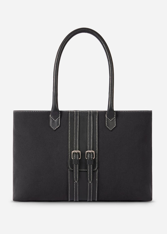 Classic Black::variant::Oughton Half Halt Handbag in Classic Canvas