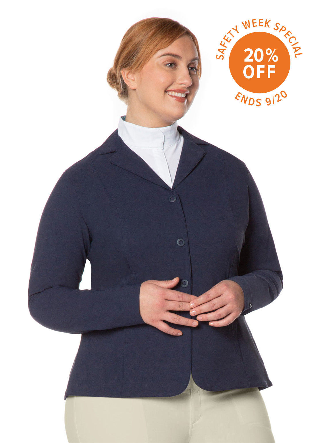 Stretch Competitor Show Coat - 3 Snap