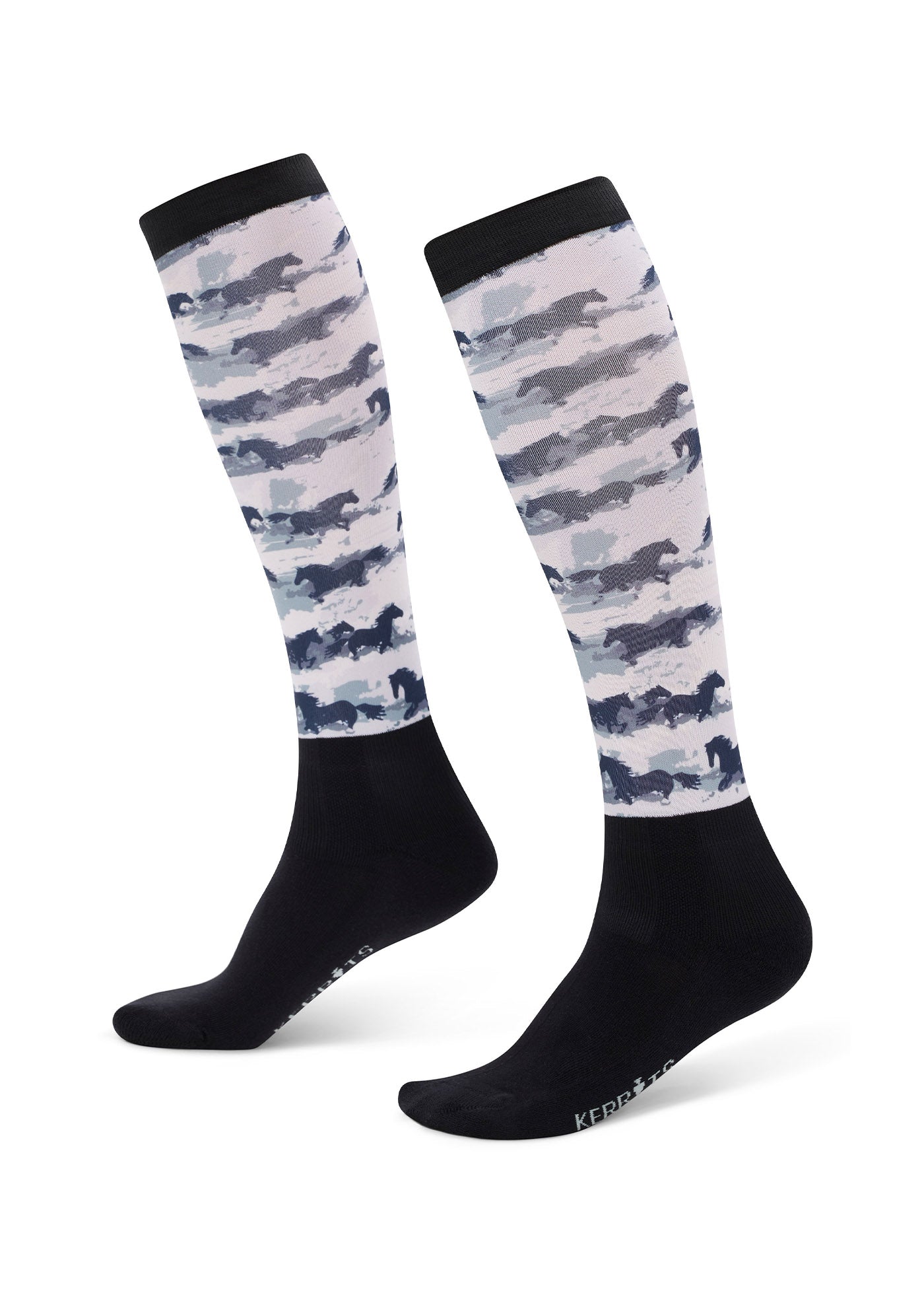 Dual Zone Equestrian Boot Socks - Print