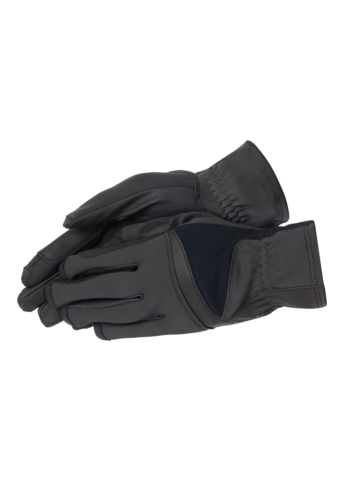 Flat lay of the Coolcore® Riding Gloves in Pine, showcasing the soft, flexible Coolcore® fabric and streamlined pull-on design.