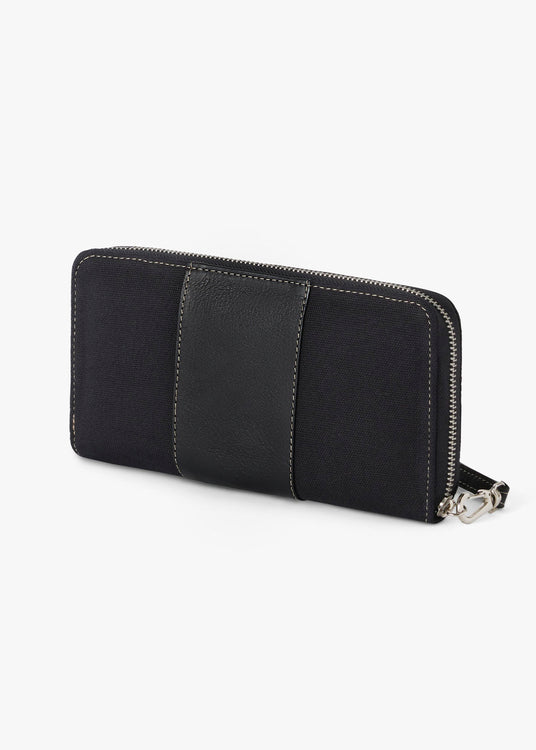 Classic Black/ Black::variant::Oughton Paddock Wristlet Wallet in Classic Canvas