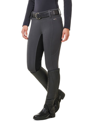 Kerrits Sit Tight Windpro Full Seat Tights - Sterling - Do Trot In Tack Shop