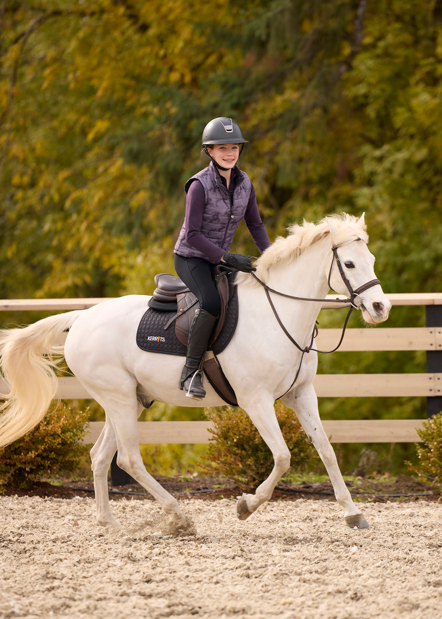 Kids Fusion Fleece Lined Full Leg Clinic Tight