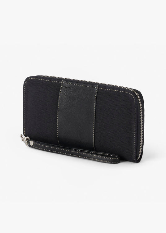 Classic Black/ Black::variant::Oughton Paddock Wristlet Wallet in Classic Canvas