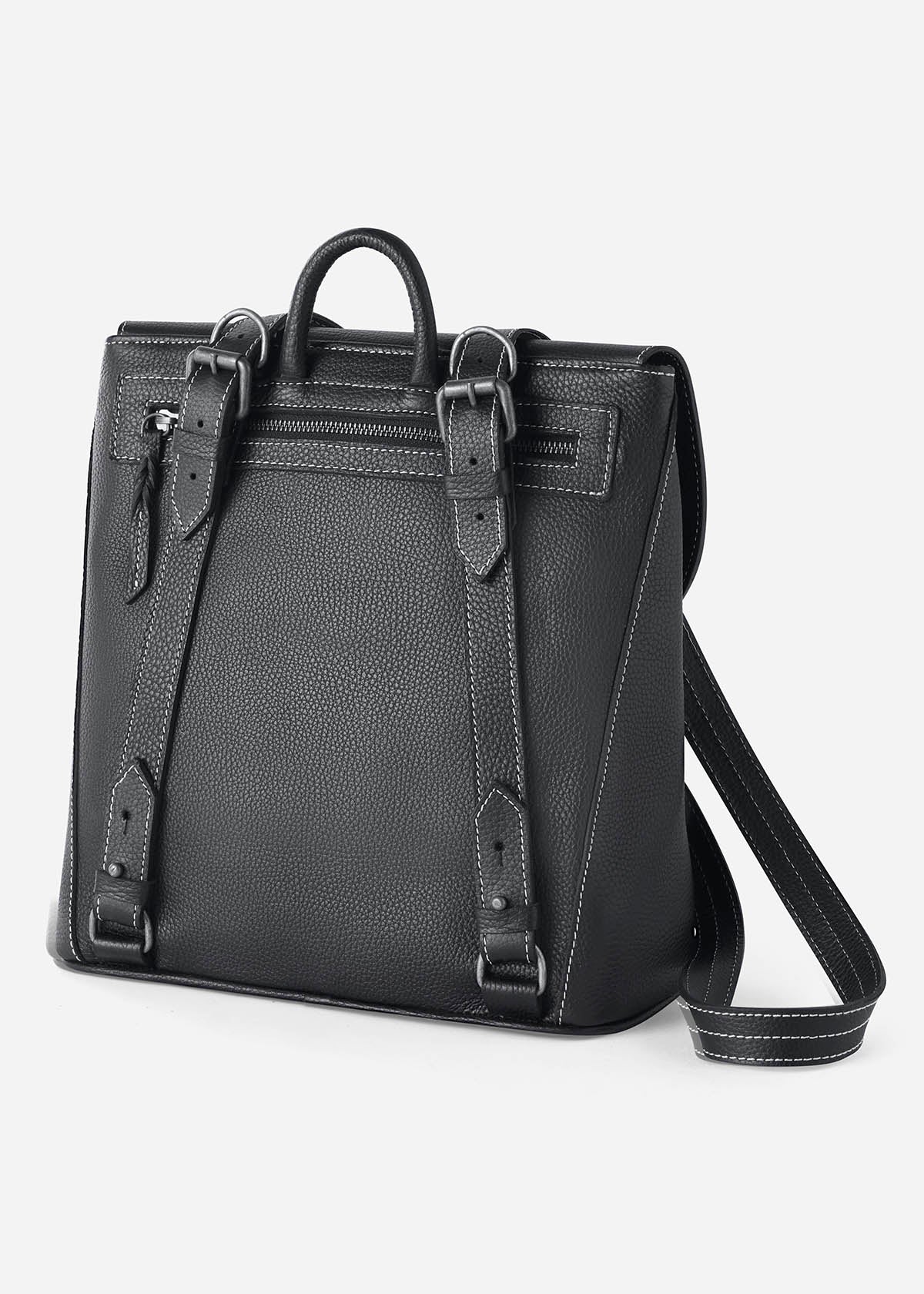 Classic Black::variant::Oughton Paddock Convertible Backpack Purse