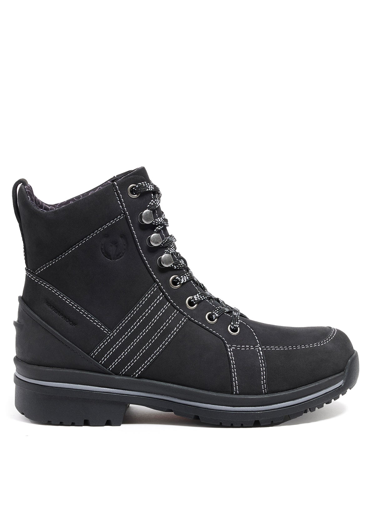 BLACK/ BLACK::variant::Trail Blazer Waterproof Lace Up Barn Boot