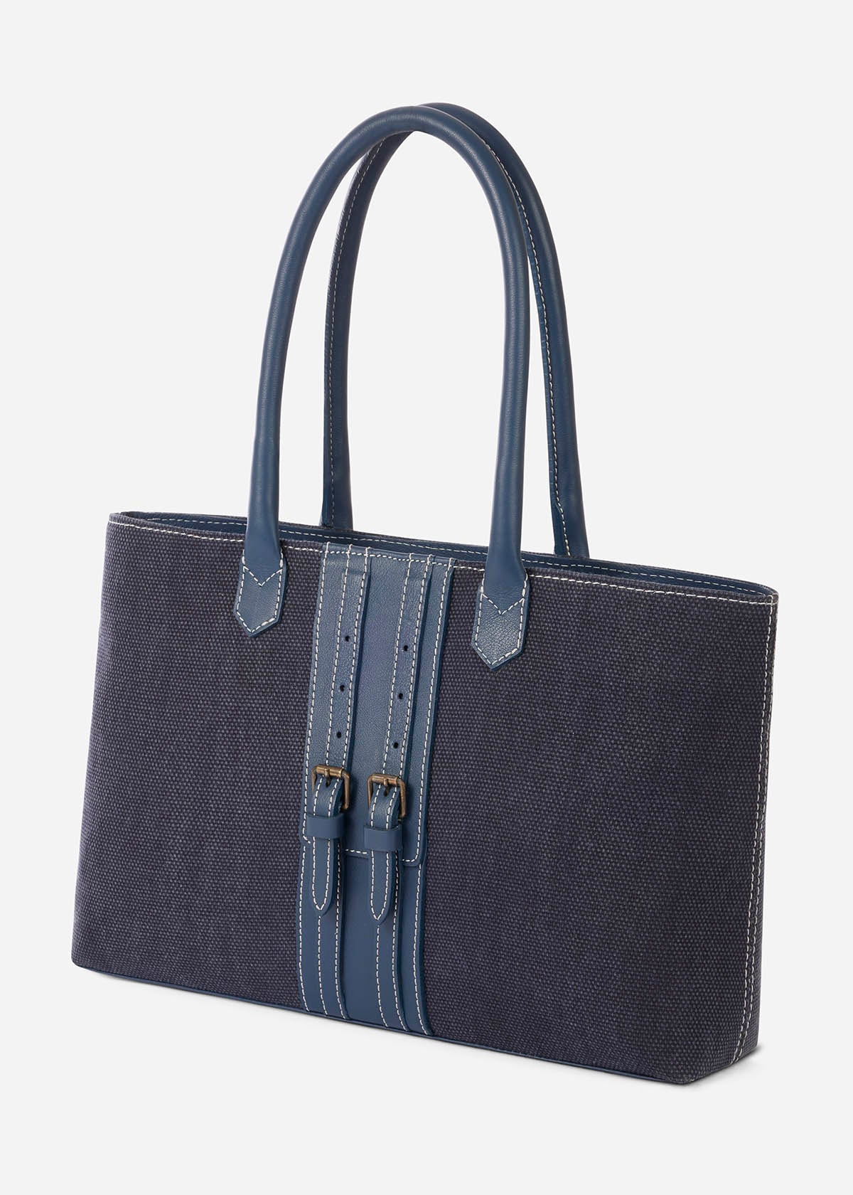 Iconic Navy::variant::Oughton Half Halt Handbag in Vintage Canvas