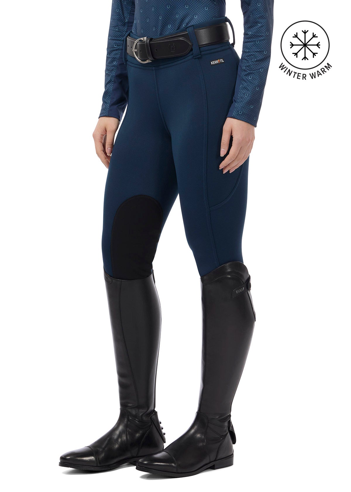 Sit Tight Wind Pro® Knee Patch Winter Riding Tight