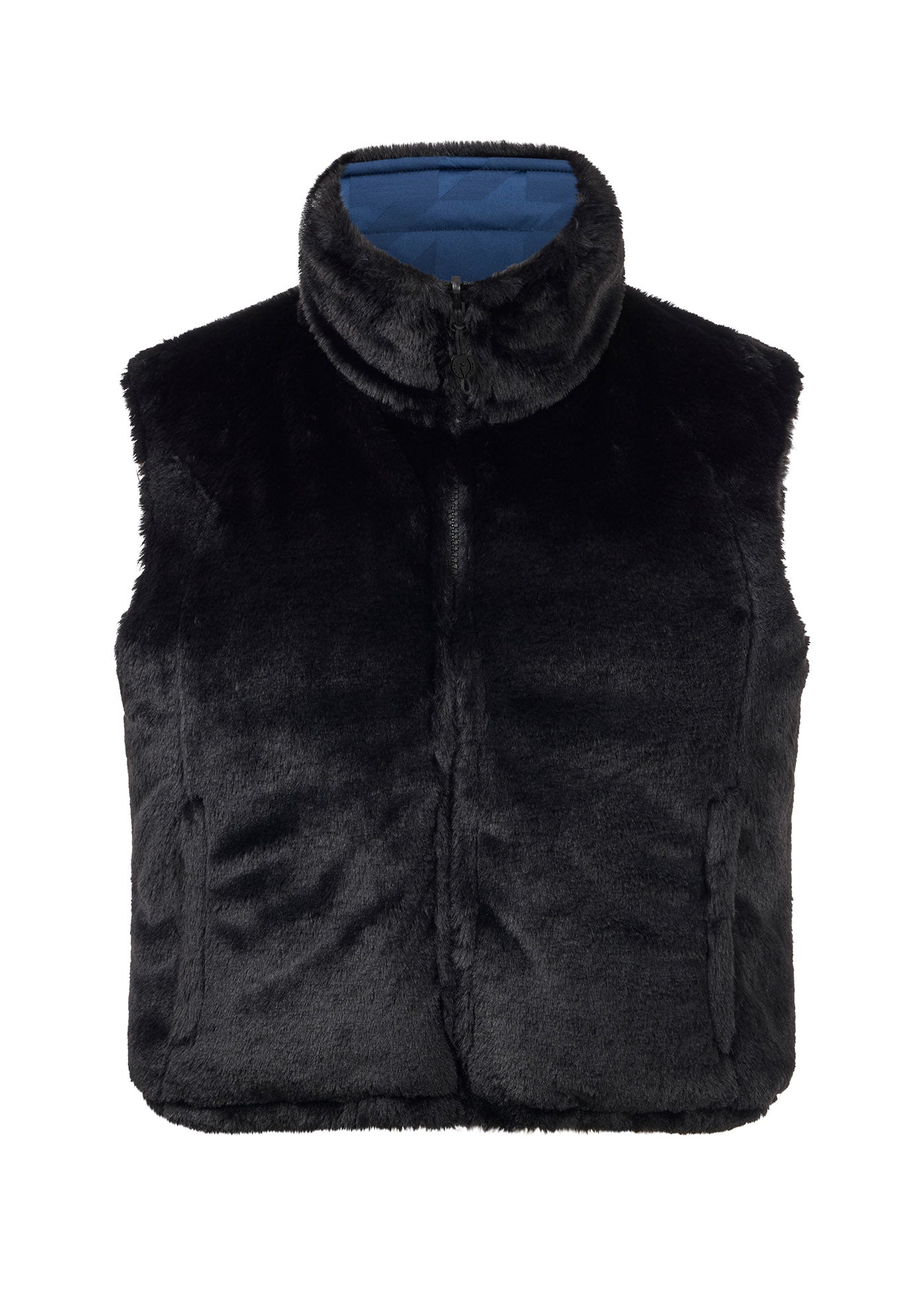 Skyline Houndstooth Reversible Puffer Vest