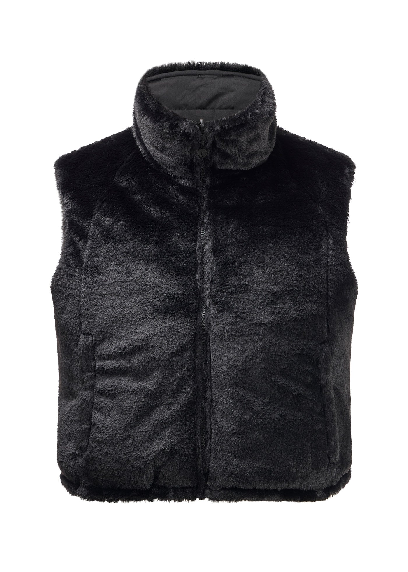 Skyline Houndstooth Reversible Puffer Vest