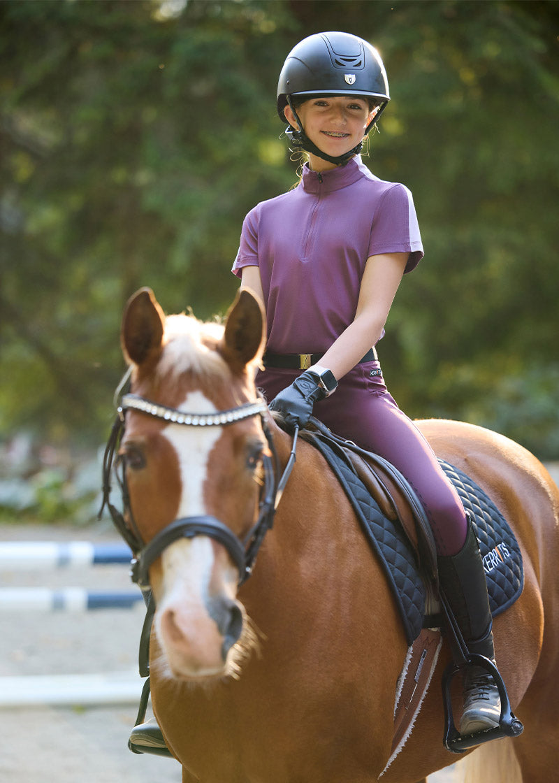 Kids Coolcore® Silicone Full Leg Riding Tech Tight