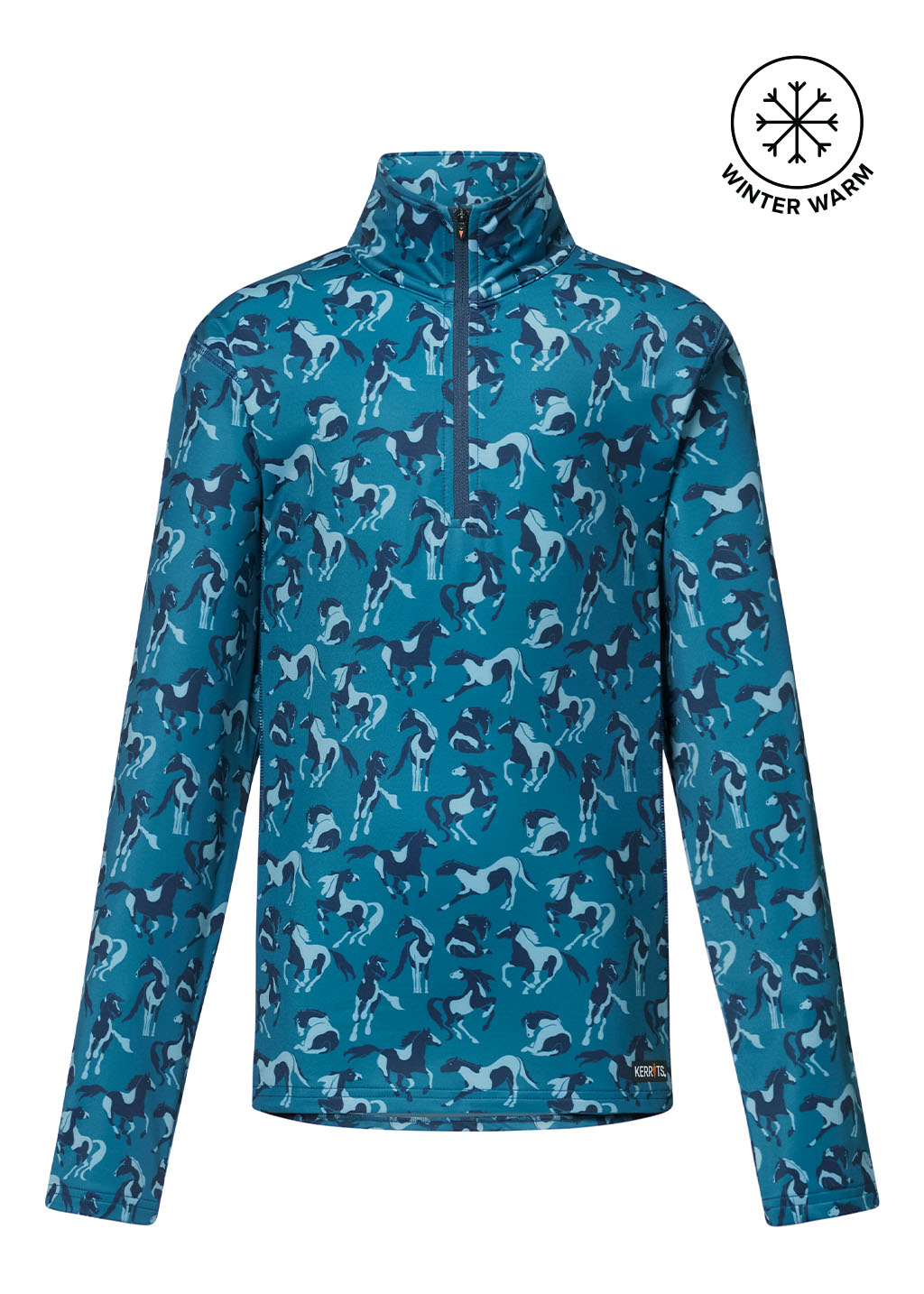 ATLANTIC MOD MARES::variant::Kids On Course Quarter Zip Top