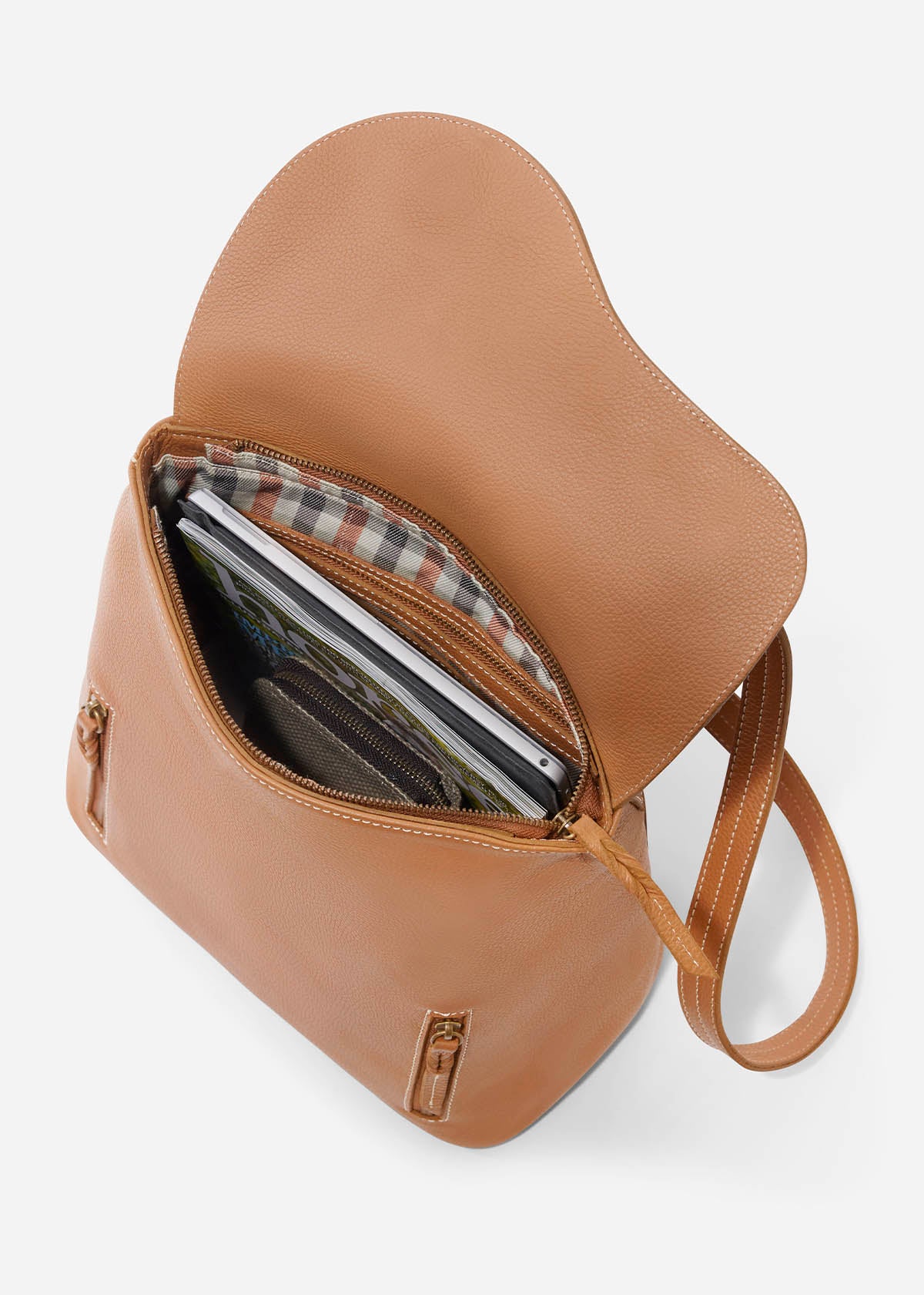 Bronzed Caramel::variant::Oughton Paddock Convertible Backpack Purse