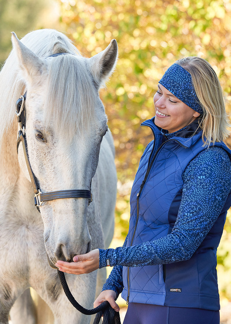 TRUE BLUE::variant::Full Motion Quilted Riding Vest